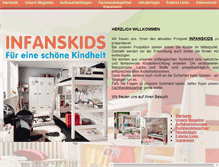 Tablet Screenshot of infanskids.de